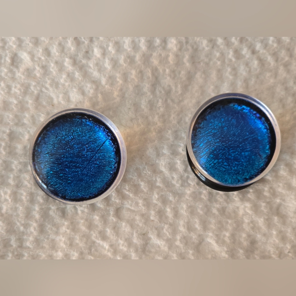 Glasswear Studios Dichroic Aqua